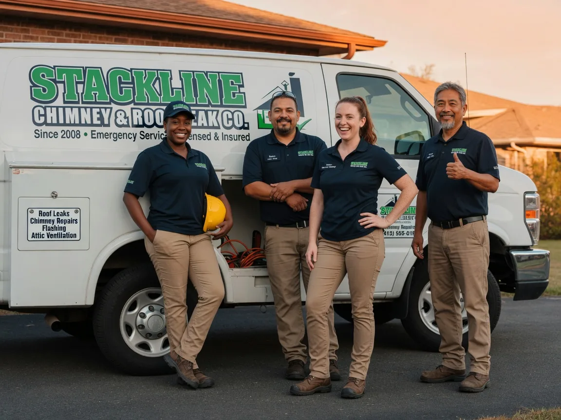 Chimney flashing repair company in Inman, KS